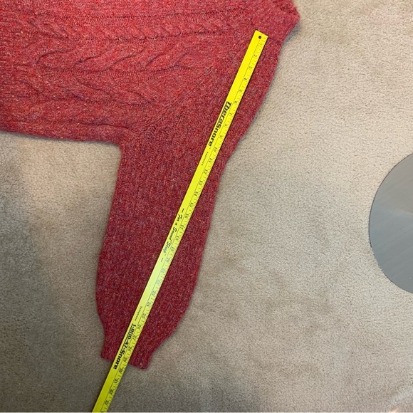 Universal Thread Reddish Orange Chunky Cable Knot Sweater- XL - Picture 9 of 13